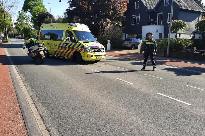 Vrouw gewond door botsing met maaltijdbezorger
