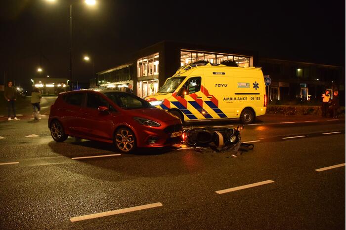 Twee gewonden bij ongeval met scooter