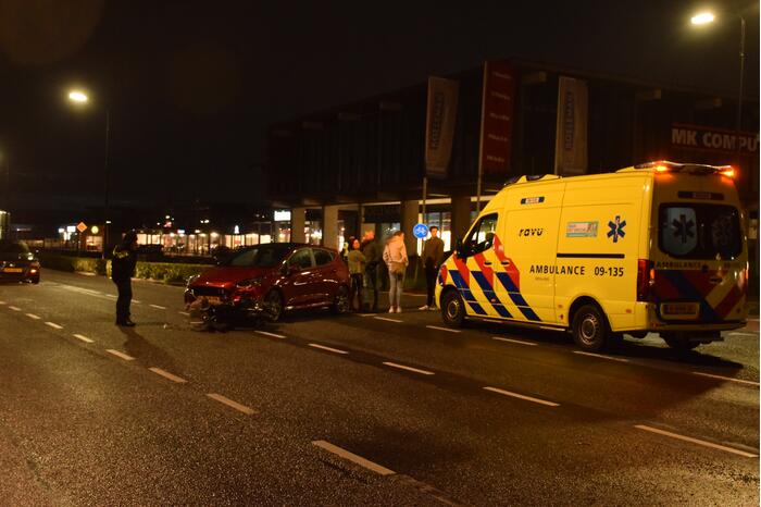 Twee gewonden bij ongeval met scooter