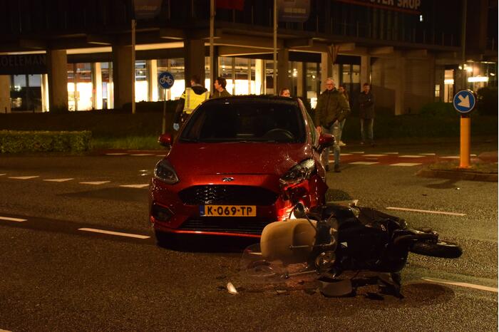Twee gewonden bij ongeval met scooter