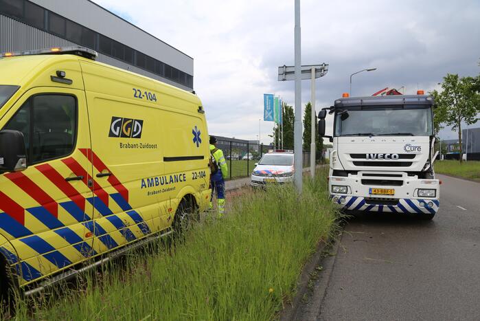 Vrachtwagens botsen bij keeractie