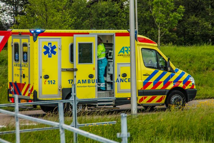 Traumahelikopter voor incident op straat