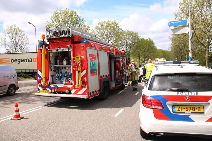Flinke schade bij ongeval op kruising