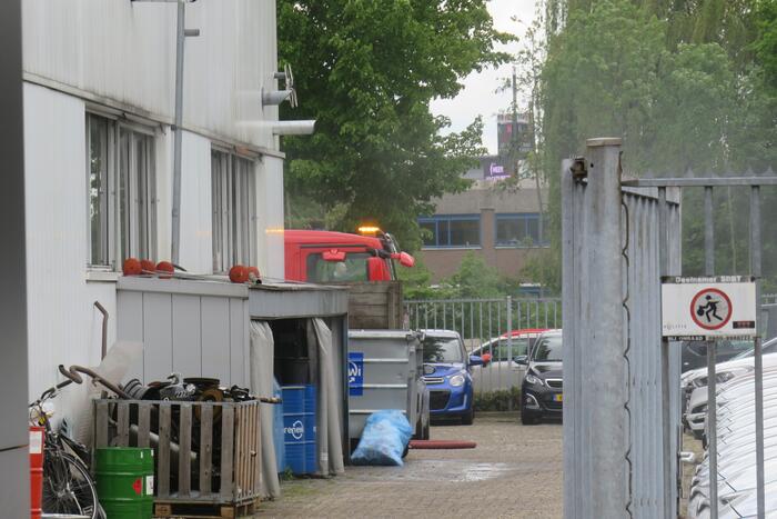 Grote brand in Citroën-garage Visscher PGH Tiel