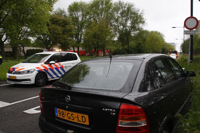 Ongeval op busbaan