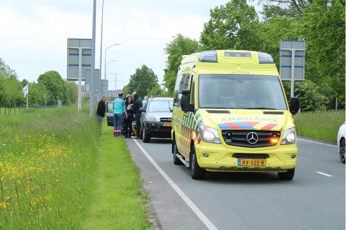 Veel schade bij kop-staart botsing