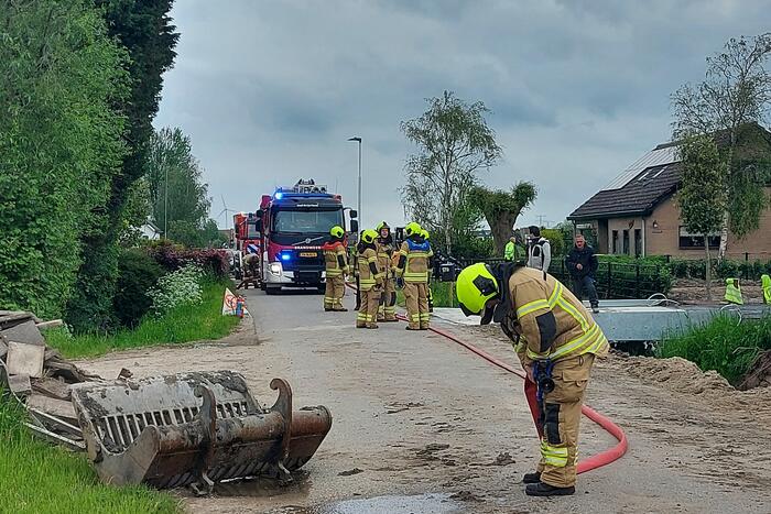 Gaslekkage door graafwerkzaamheden