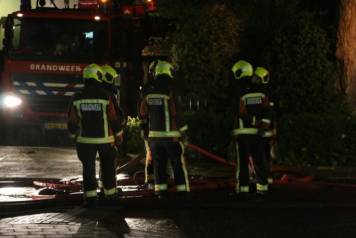 Grote brand in een leegstaand pand