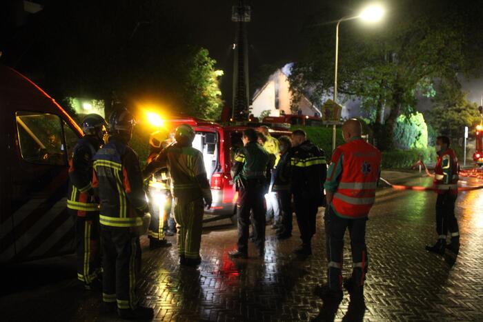 Grote brand in een leegstaand pand
