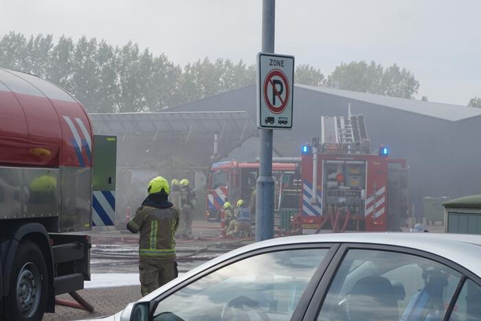 Boot in loods vat vlam