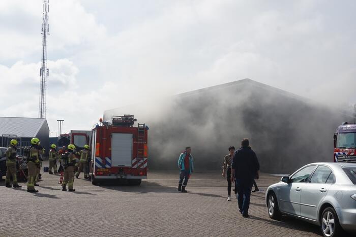 Boot in loods vat vlam