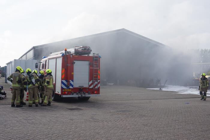 Boot in loods vat vlam