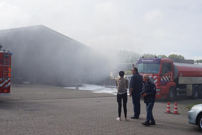 Boot in loods vat vlam