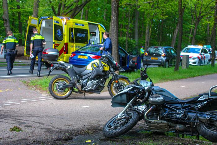 Ongeval tussen motorrijders
