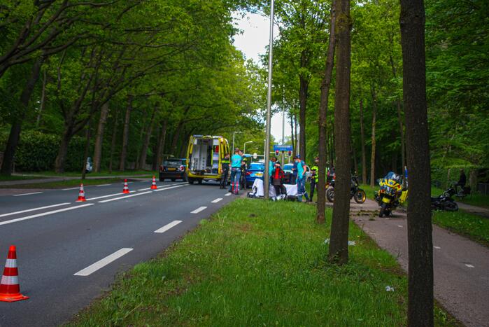 Ongeval tussen motorrijders
