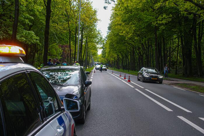 Ongeval tussen motorrijders