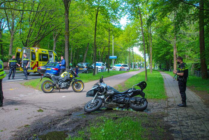 Ongeval tussen motorrijders