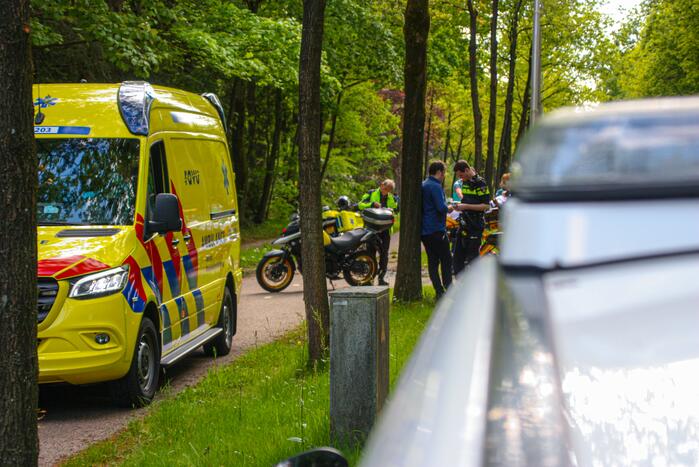 Ongeval tussen motorrijders