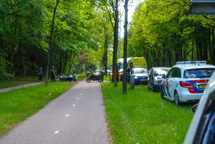 Ongeval tussen motorrijders