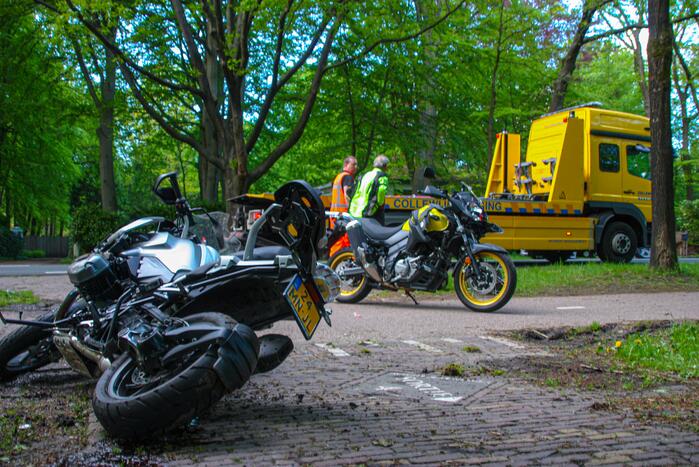 Ongeval tussen motorrijders