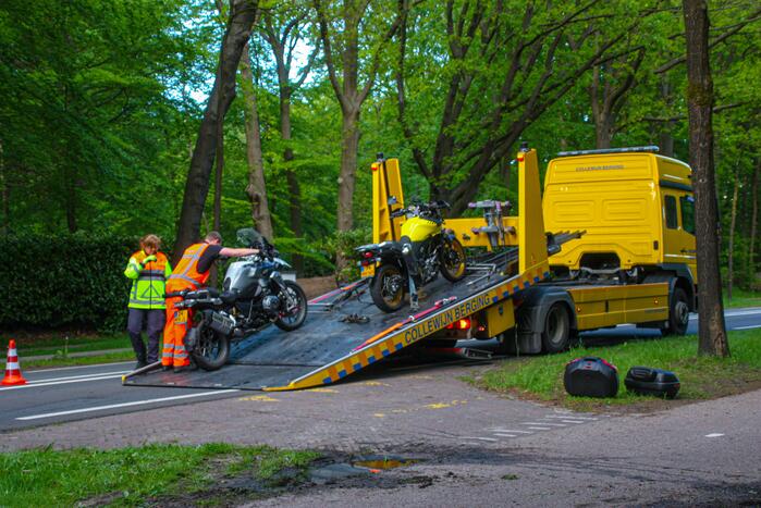 Ongeval tussen motorrijders