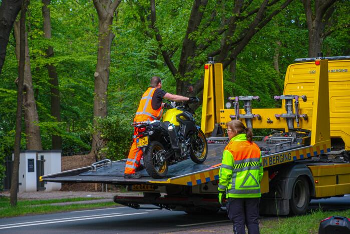 Ongeval tussen motorrijders
