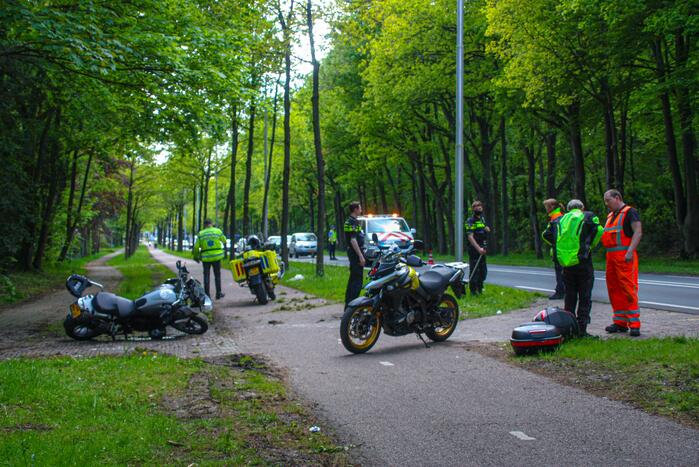 Ongeval tussen motorrijders