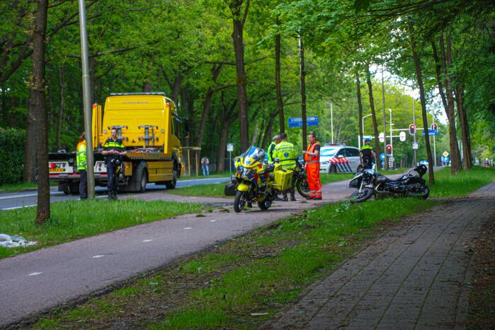 Ongeval tussen motorrijders