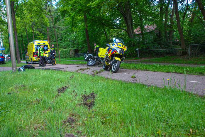Ongeval tussen motorrijders