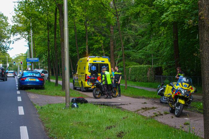 Ongeval tussen motorrijders