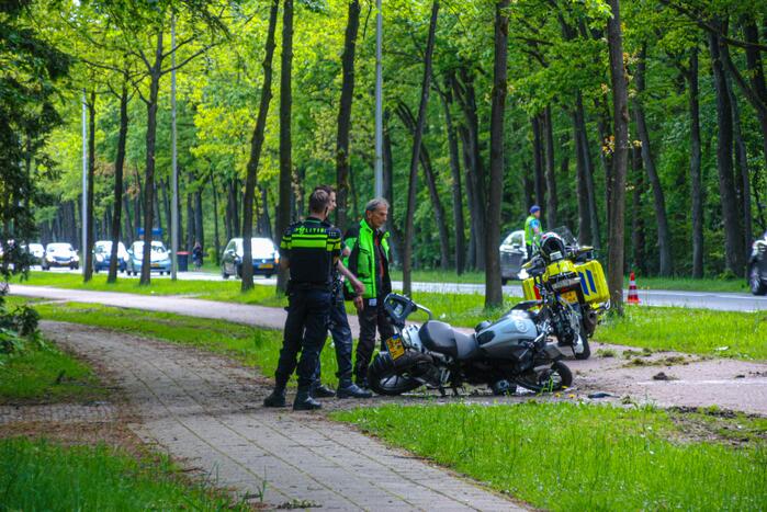 Ongeval tussen motorrijders