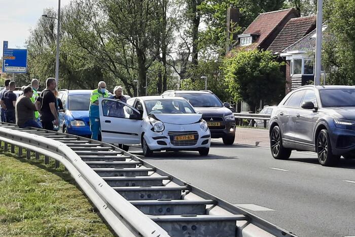 Schade bij kop-staart botsing
