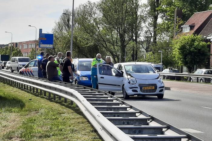 Schade bij kop-staart botsing