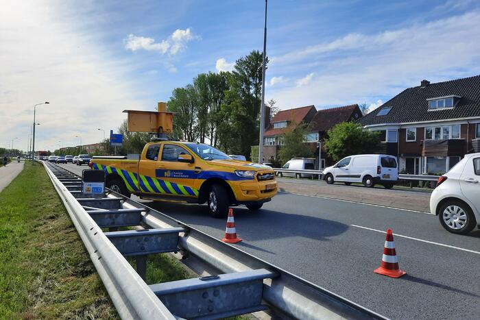 Schade bij kop-staart botsing