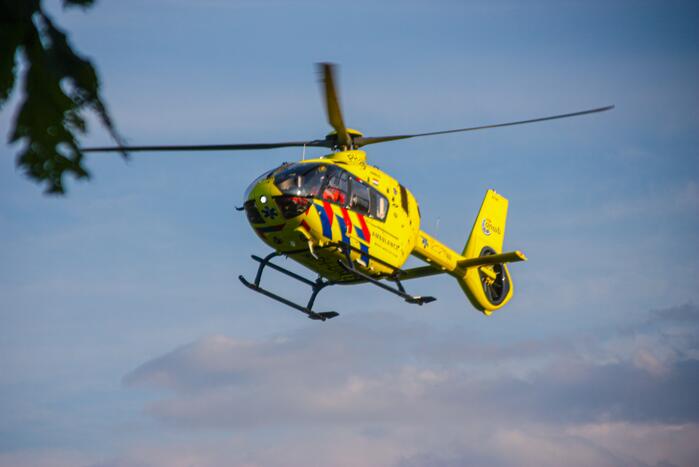 Traumahelikopter ingezet voor incident