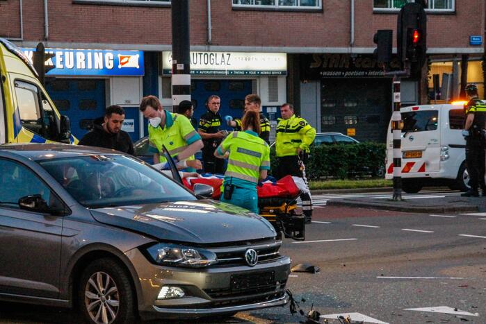 Twee gewonden en ravage bij ongeval