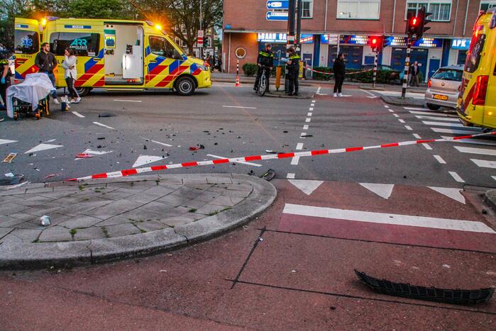 Twee gewonden en ravage bij ongeval