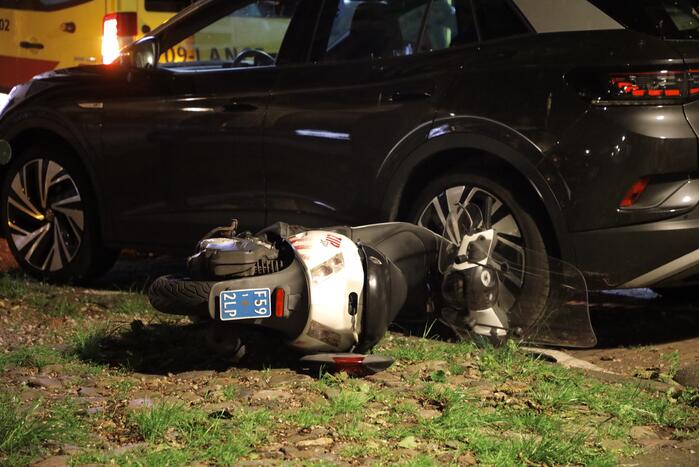 Scooterrijder zwaargewond door eenzijdig ongeval