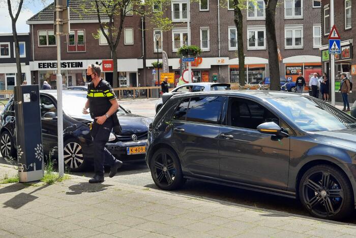 Schade bij ongeval tussen twee voertuigen