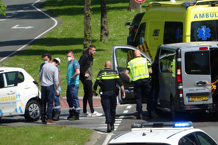 Schade bij ongeval op kruising