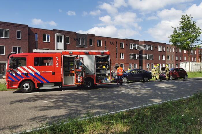 Schade bij kop-staart botsing