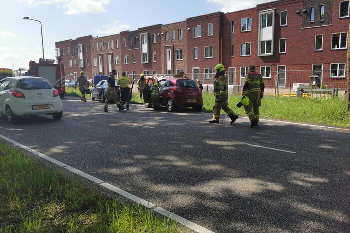 Schade bij kop-staart botsing
