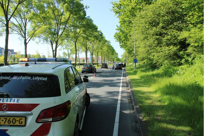 Kettingbotsing tussen vier auto's