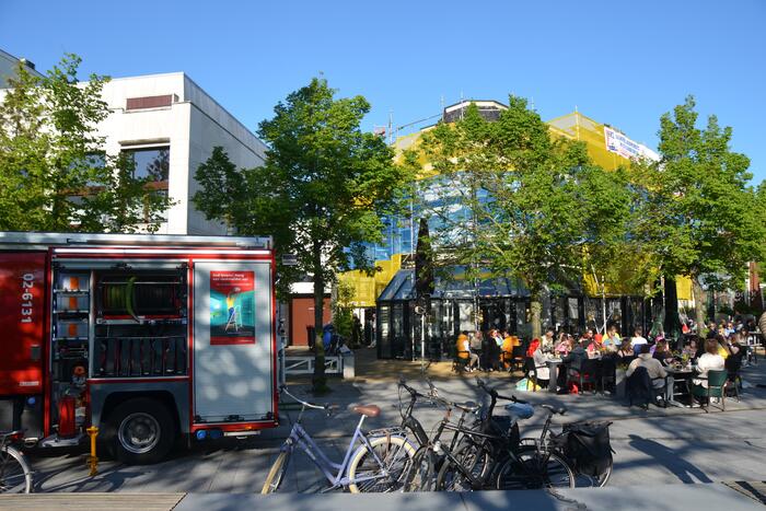 Brand in keuken van eetcafé