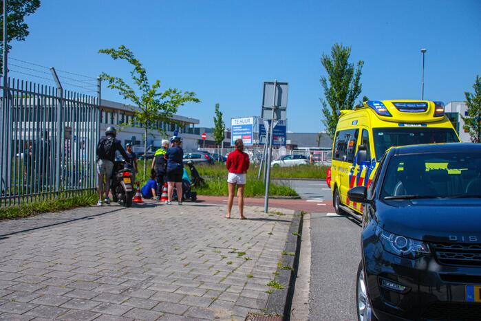 Scooterrijder gewond bij ongeval