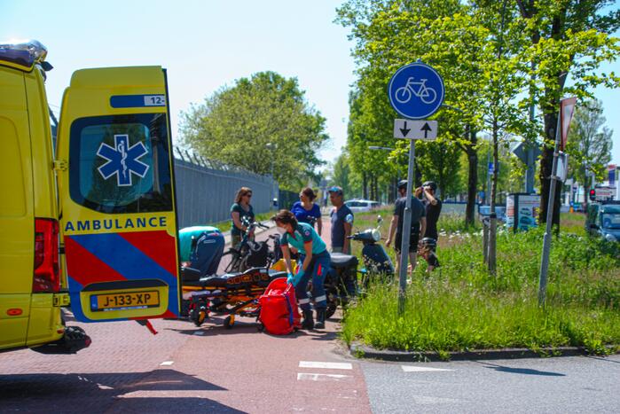Scooterrijder gewond bij ongeval