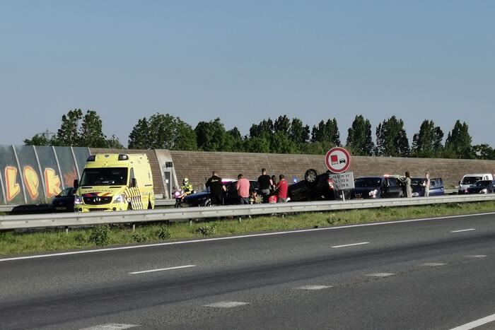 Meerdere voertuigen betrokken bij ongeval