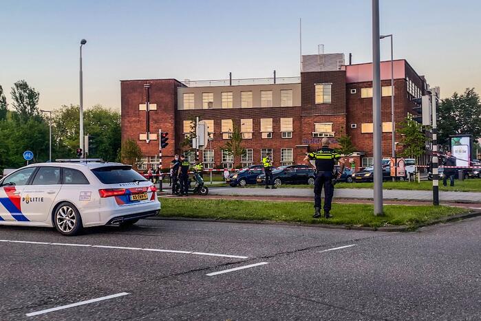 Traumateam ingezet voor eenzijdig scooter ongeval
