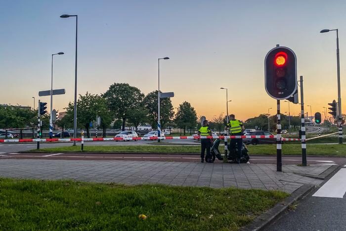 Traumateam ingezet voor eenzijdig scooter ongeval