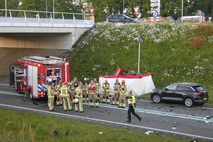 Vier doden en vijf gewonden bij zeer ernstig ongeval